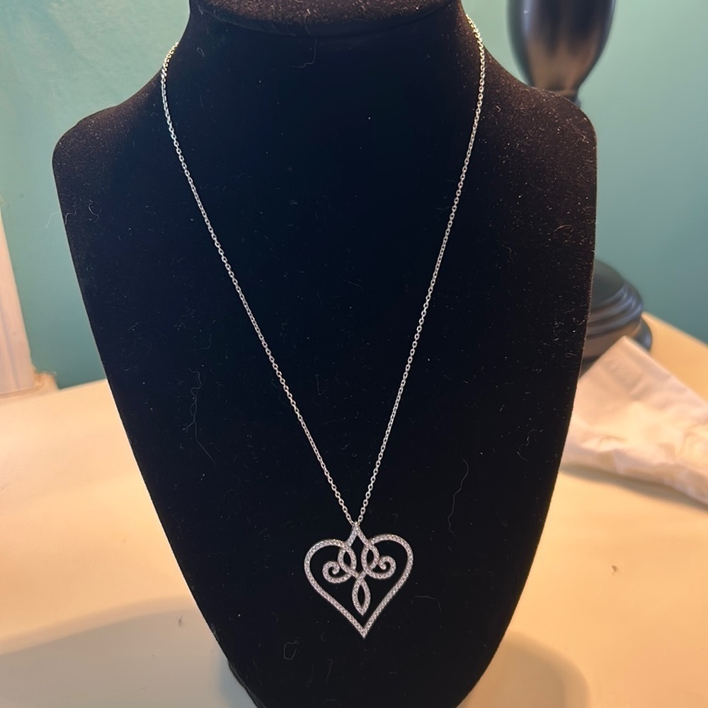 Brighton heart intertwined necklace